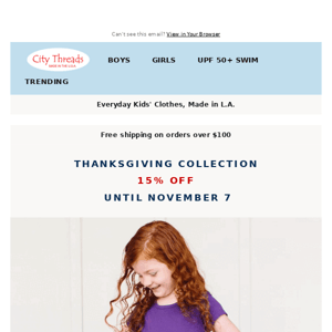 Ending Soon: 15% Off Thanksgiving Collection🦃🍁🥧
