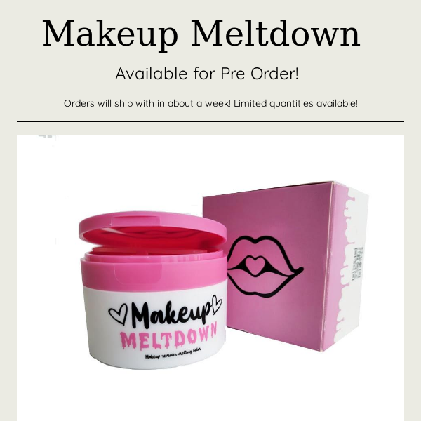 Makeup Meltdown is NOW available for preorder!
