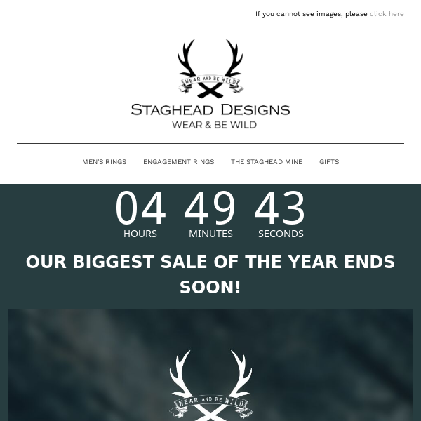 Time is running out on our biggest sale of the year!