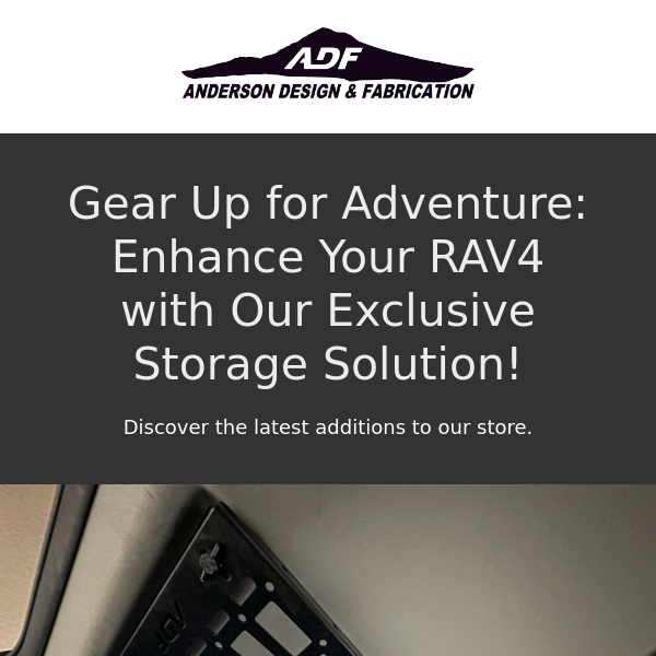 Gear Up for Adventure: Enhance Your RAV4 with Our Exclusive Storage Solution!