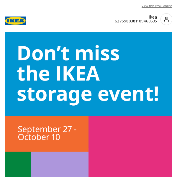 The IKEA storage event is here to help you save!