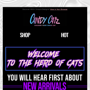 Welcome to CandyCatz 😻 Unleash Your Inner Meow!