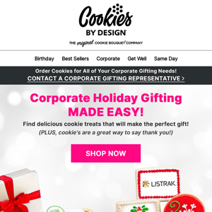 HURRY! Get Your Corporate Gift Orders in for the Holidays 🎁