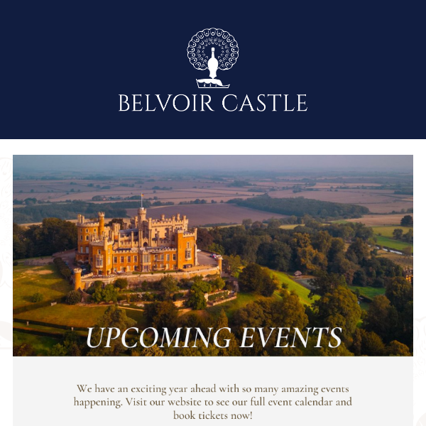 Upcoming Events at Belvoir Castle