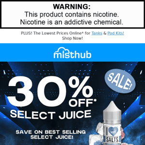 It's On 🔆 30% Off Select Juices