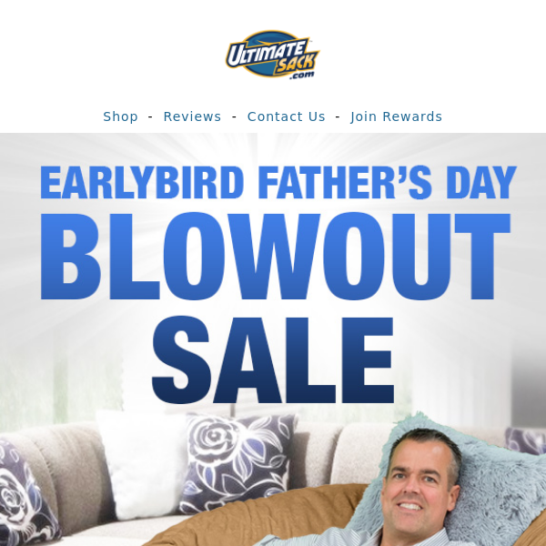 Father's Day Gift Idea: Dad Deserves a Bean Bag Chair!