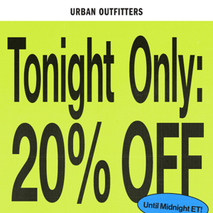 starts now: 20% OFF FURNITURE ❗