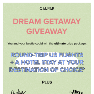 ✈️ DREAM GETAWAY GIVEAWAY ✈️