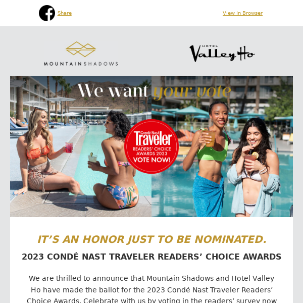 Vote for a Chance to Win an International Vacation