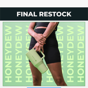 FINAL RESTOCK: Honeydew Traveler