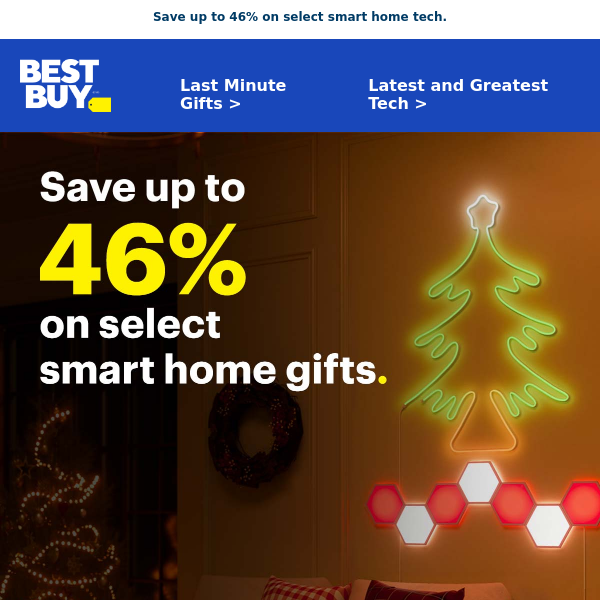 Secure last-minute savings on smart gifts.  ⏰