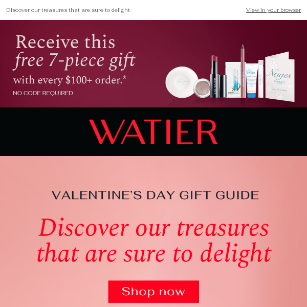 The Watier Valentine's Day Gift Guide