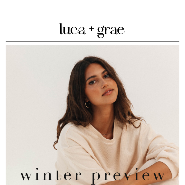 Sneak Peek & Save The Date: Winter Collection ❄︎