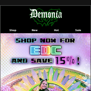 Save 15% and complete your EDC fit with Demonia!