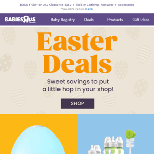 Easter deals for your baby bunnies🐰🐰