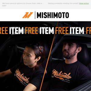 FREE SHIRT With Your Next Order! 