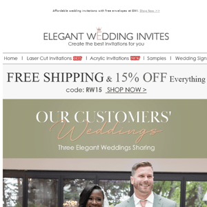 Real Wedding Sharing 02 & 15% OFF Sitewide