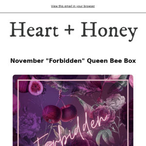 November Forbidden Box Reveal!🍇