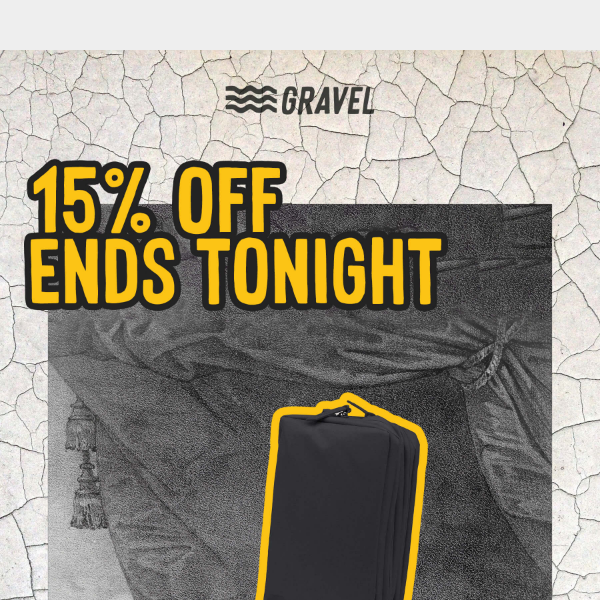 Last Chance for 15% off