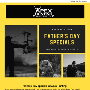 Father's Day Sales ending soon!