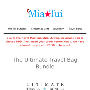 The Zoe Travel Bag Super Bundle