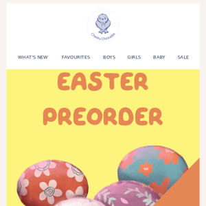 🐇 Hop to it for Easter outfits for your chickadees