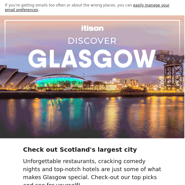 We ❤️ Glasgow - 20 reasons to visit!
