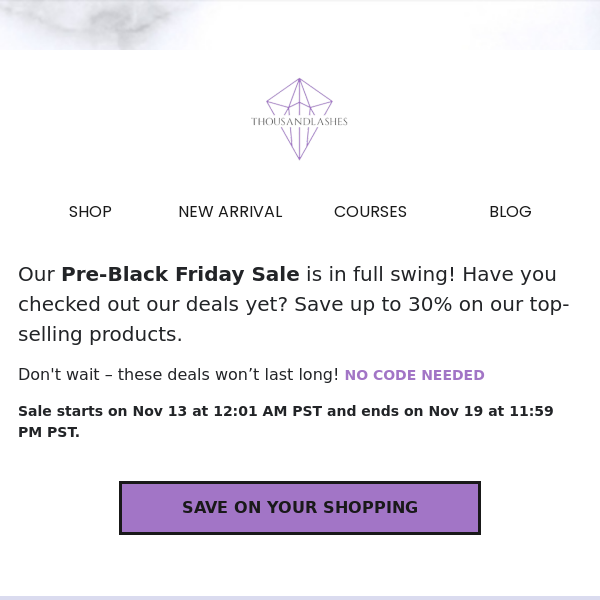 Why Wait? Dive into Pre-Black Friday Savings Now! ⏳