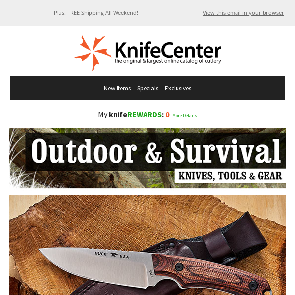 Outdoor/Survival Essentials!