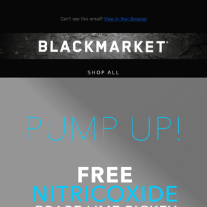 FREE NITRICOXIDE - Pump yourself up this weekend!