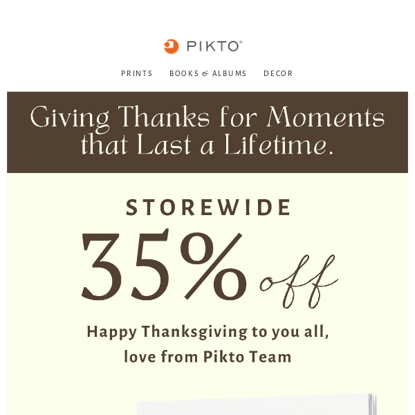 Thanksgiving Special: 35% Off Storewide at Pikto Inc. 🦃