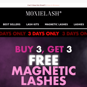 🎉 Unmissable BUY 3, GET 3 Mag Lashes