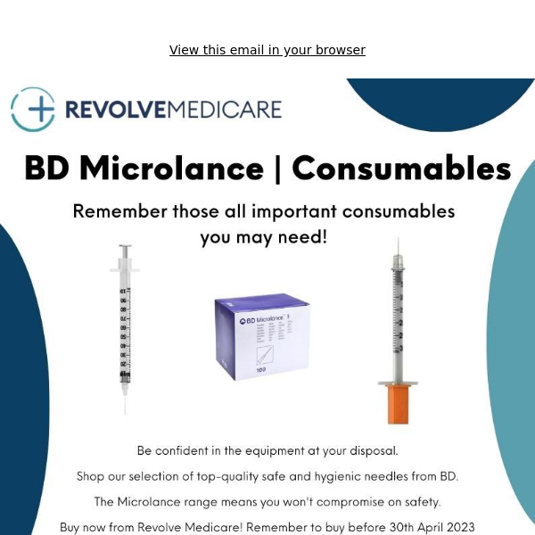 Get Your BD Microlance Needles TODAY!✨