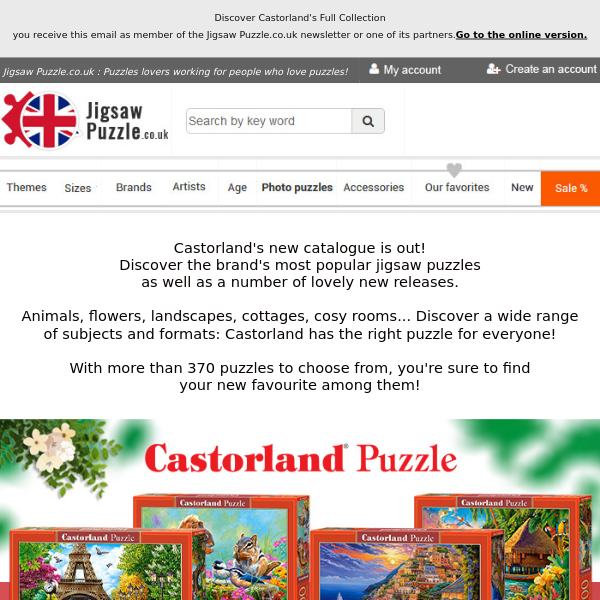 Discover Castorland's Full Collection