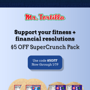Get $5 off your SuperCrunch Pack