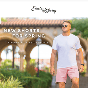 New Colors: Stretch Shorts