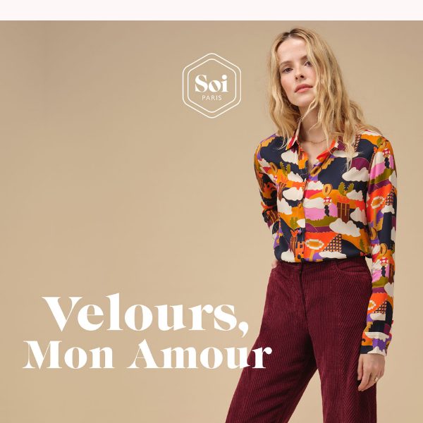 Le velours, la matière préférée de la Team Soi 🧡