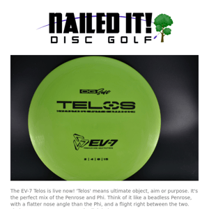 Nailed It is back and the EV-7 Telos is now live!