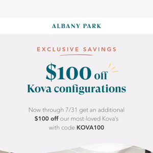 Exclusive Offer! Get an additional $100 off 🤩