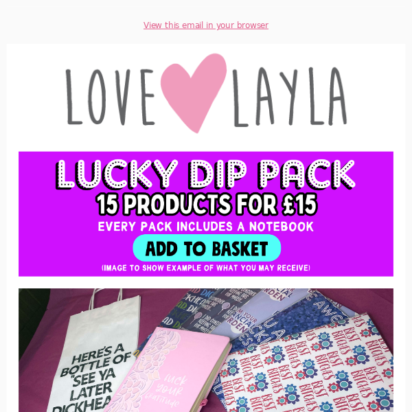 Love Layla Designs, Get ALL this for £15 👀