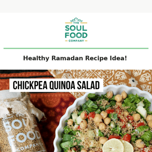 RECIPE 🥗: Beat the Heat this Ramadan with a Refreshing Quinoa Chickpea Salad!