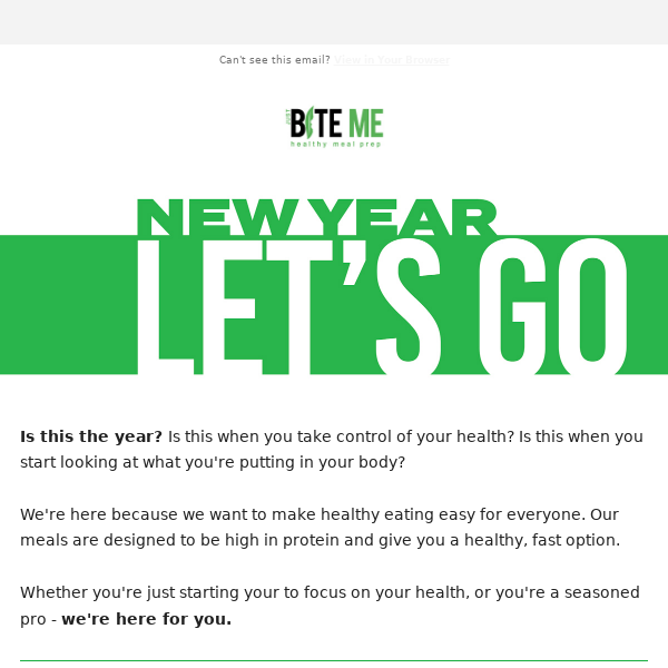 Happy New Year, let's get you fit!