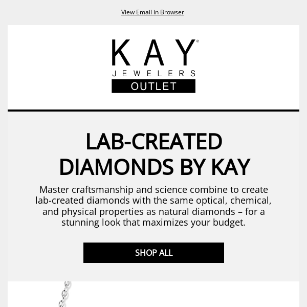 Shine bright with lab-created diamonds by KAY