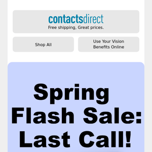 Spring Flash Sale | Last Call For 20% Off