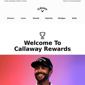 Welcome To Callaway Rewards!