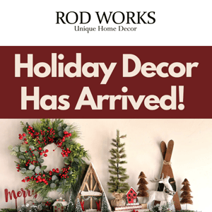 Holiday decor has arrived!