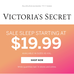 Don’t Snooze on Sleep from $19.99