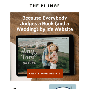 The gold standard of wedding websites
