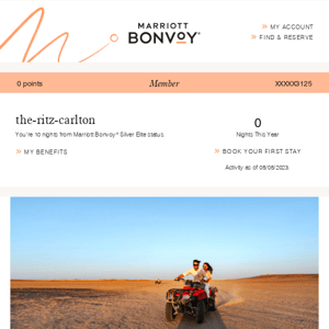 The Ritz-Carlton's Marriott Bonvoy Account Update: Unlock Your Points Bonus