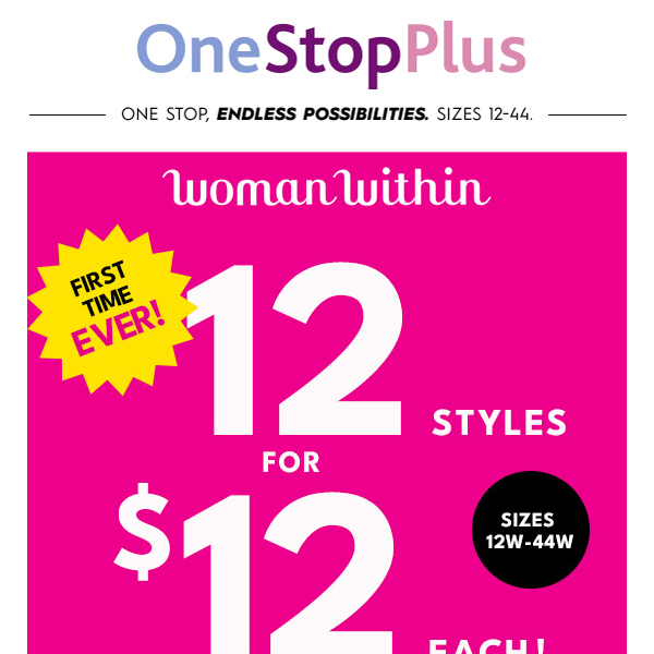 EXCLUSIVE: 12 Women Within items for only $12